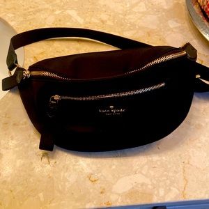 Kate Spade Black Nylon Belt Bag